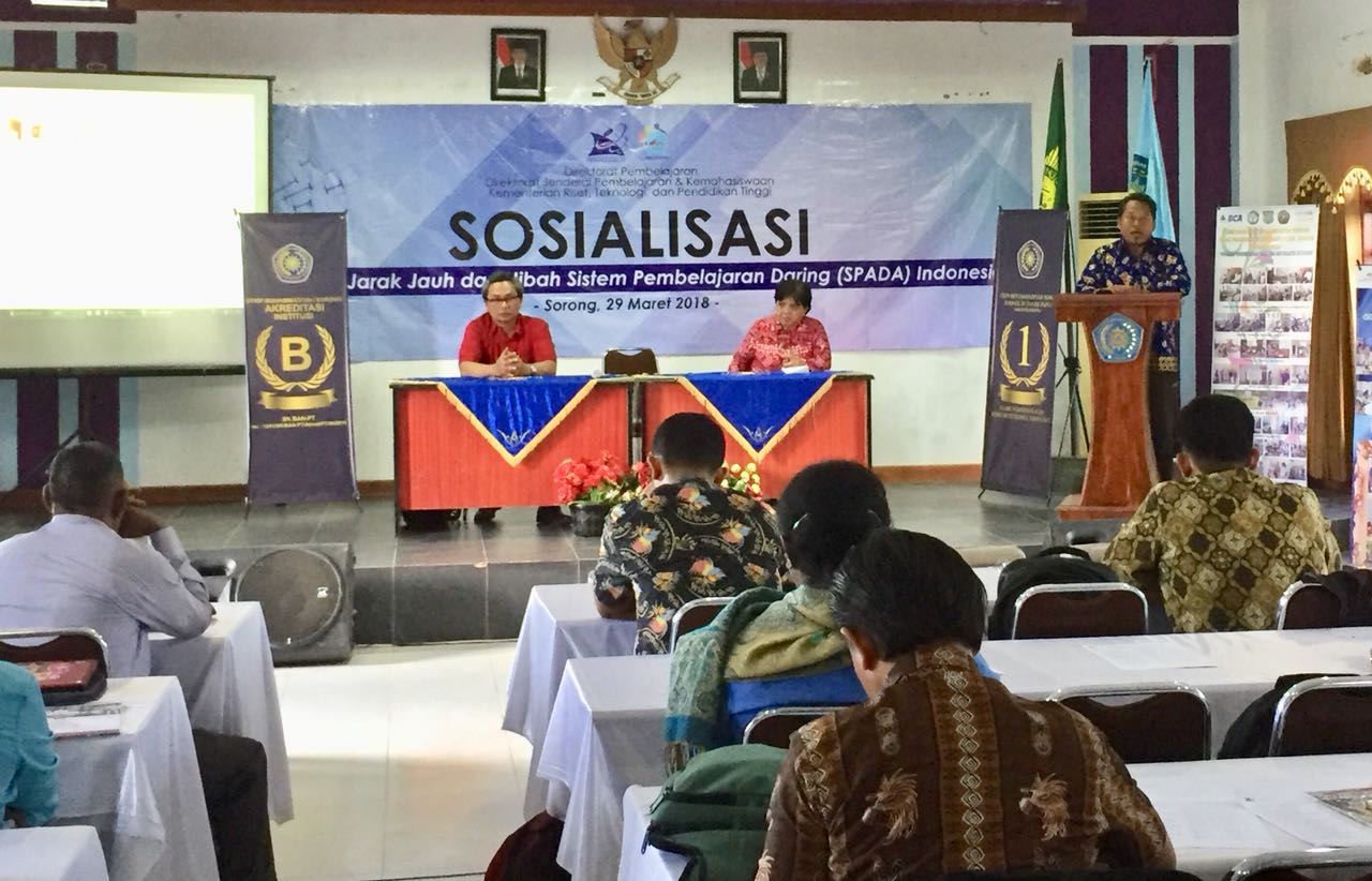 BELMAWA Gelar Sosialisasi PJJ & SPADA Indonesia di STKIP Muhammadiyah Sorong