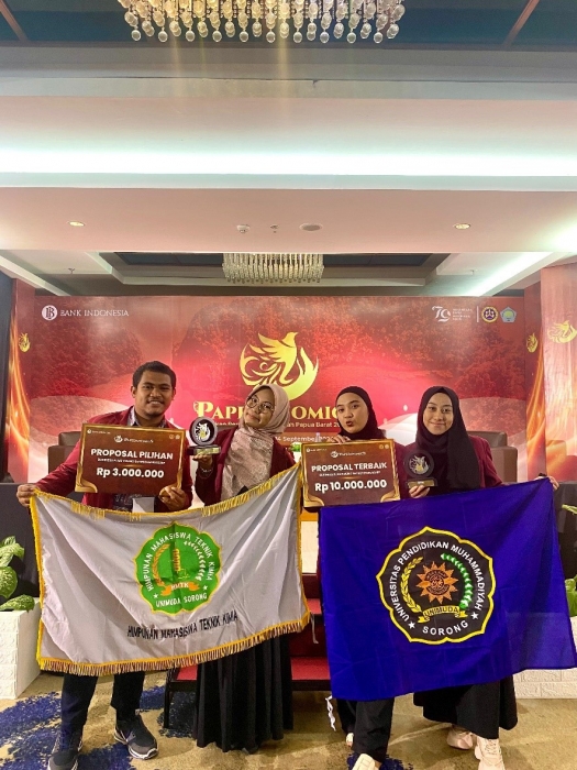2 Tim Mahasiswa Teknik Kimia UNIMUDA Sorong Raih Prestasi di Ajang Business Plan Papedanomics 2024