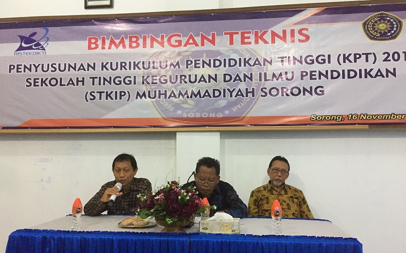 Ditjen Belmawa selenggarakan BIMTEK KPT 2017 di STKIP Muhammadiyah Sorong