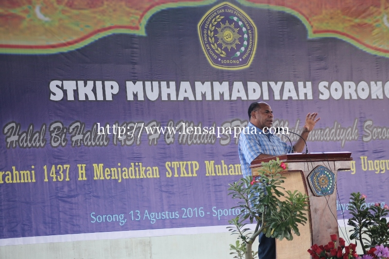 Bupati Sorong Minta Mahasiswa Harus Lebih Berkreasi