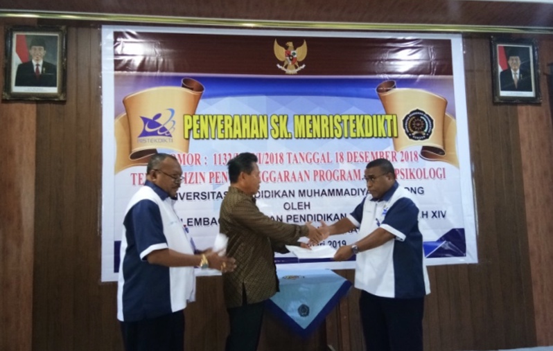 Program Studi PSIKOLOGI Hadir di Tanah Papua