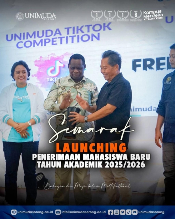 Meriah dan Spektakuler! UNIMUDA Sorong Launching PMB 2025/2026: Hadiah Melimpah, Voucher, dan Beasiswa sambut Calon Pemimpin Masa Depan!