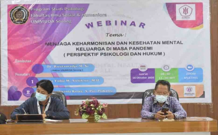 Peringati Hari Mental Sedunia, HIMSPIKO UNIMUDA Gelar Webinar