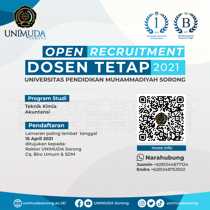 REKRUTMEN DOSEN TETAP 2021