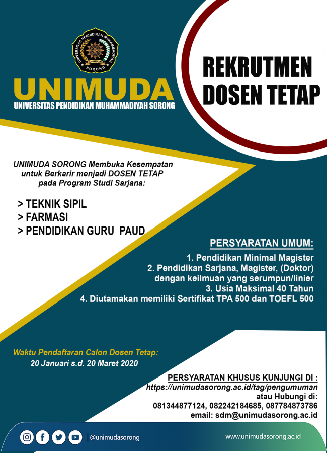 REKRUTMEN DOSEN TETAP