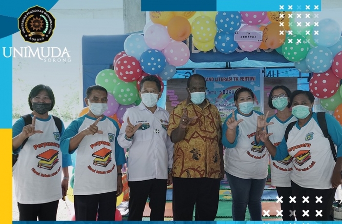Rektor UNIMUDA Apresiasi Festival Perpus Seru Pemkab. Sorong