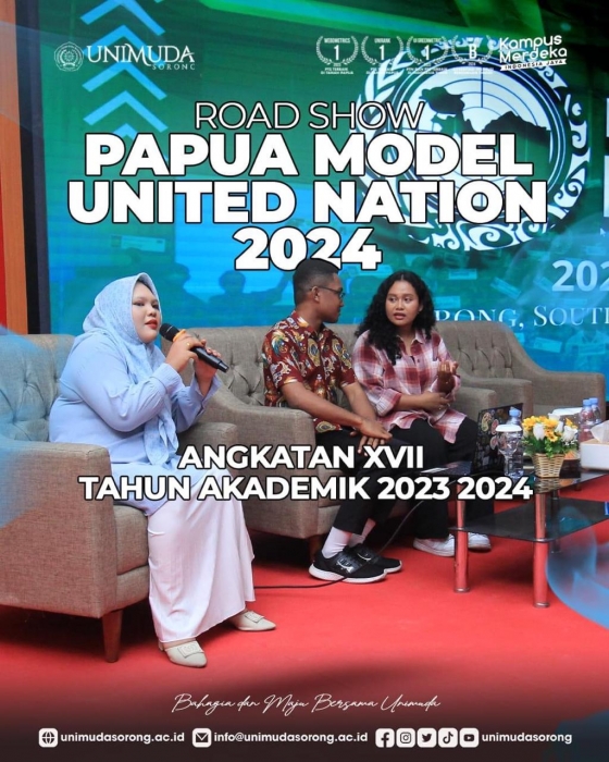 Roadshow Papua Model United Nations 2024: Menggali Kemajuan Global Lewat Keberagaman Budaya