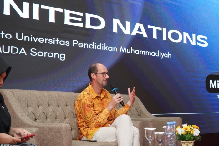 Talkshow Director United Nations di UNIMUDA Sorong: Peran Aktif UN dalam Pengembangan SDG’s di Indonesia