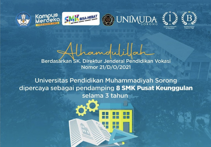 UNIMUDA Dipercaya Mendikbud Ristek Dikti Dampingi SMK Pusat Keunggulan di Tanah Papua