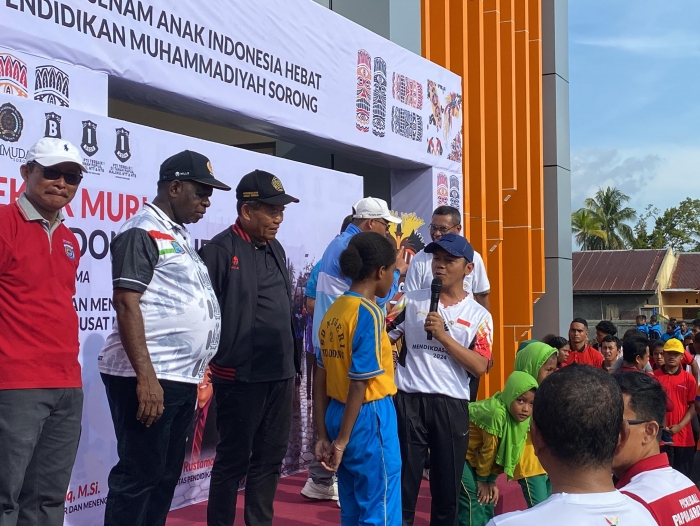 UNIMUDA Sorong Pecahkan Rekor MURI! Senam Anak Indonesia Hebat Dihadiri Wamendikbud RI