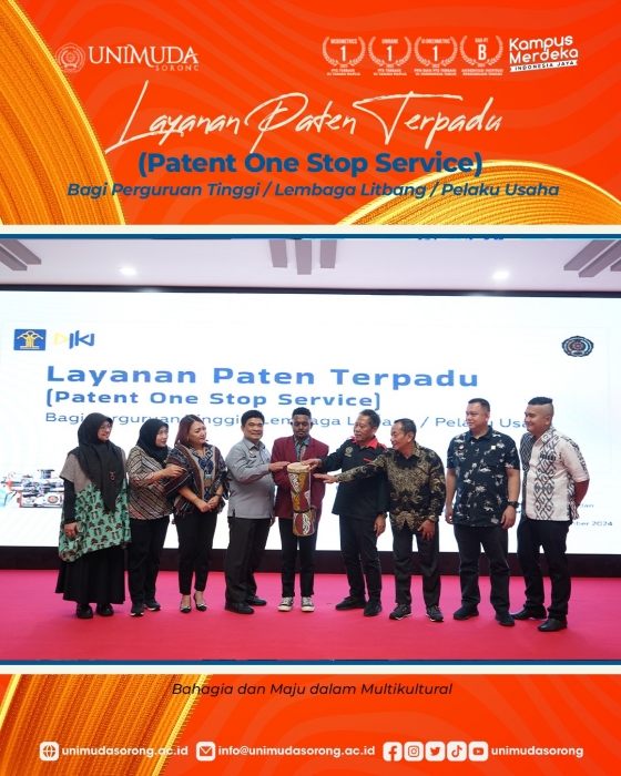 UNIMUDA Sorong Tuan Rumah Layanan Paten Terpadu: Mendukung Inovasi Perguruan Tinggi, Litbang dan Pelaku Usaha