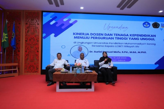 UNIMUDA Sorong Upgrading Dosen dan Tenaga Kependidikan Bersama Kepala LLDIKTI XIV Untuk Mewujudkan Perguruan Tinggi Unggul