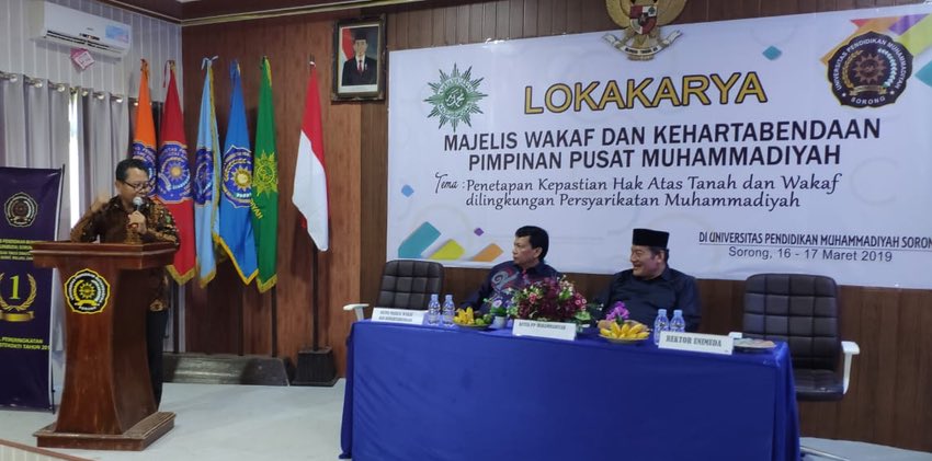 UNIMUDA Sorong Jadi Tuan Rumah Lokakarya Wakaf dan Kehartabendaan PP Muhammadiyah