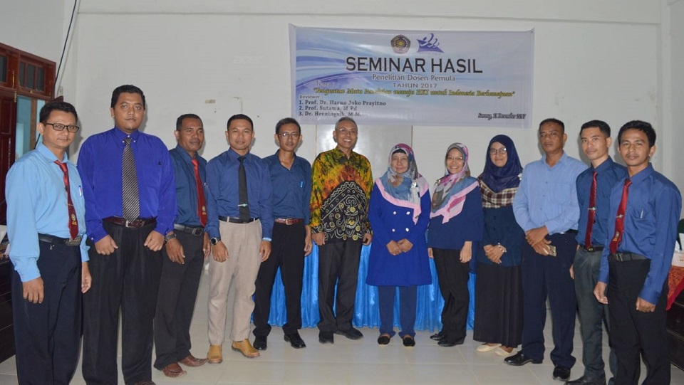 SEMINAR HASIL PENELITIAN DOSEN PEMULA 2017