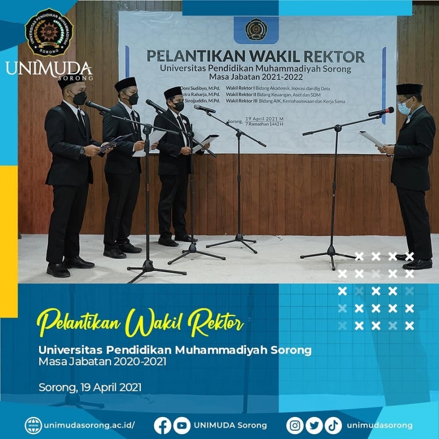 Pelantikan Wakil Rektor