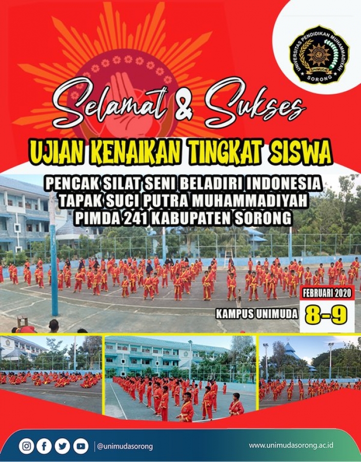 Selamat & Sukes UKT Tapak Suci