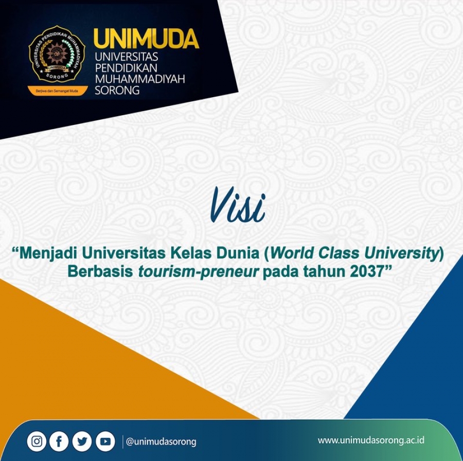Visi UNIMUDA Sorong
